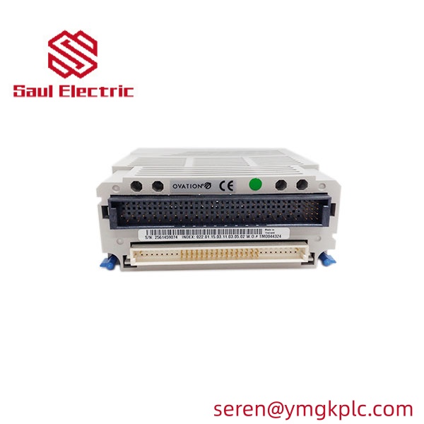 Emerson Ovation 5X00062G01 Digital Input Output Module label