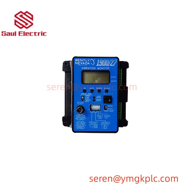 BENTLY NEVADA 190027 (1900/27) Single‑Channel Vibration Monitor